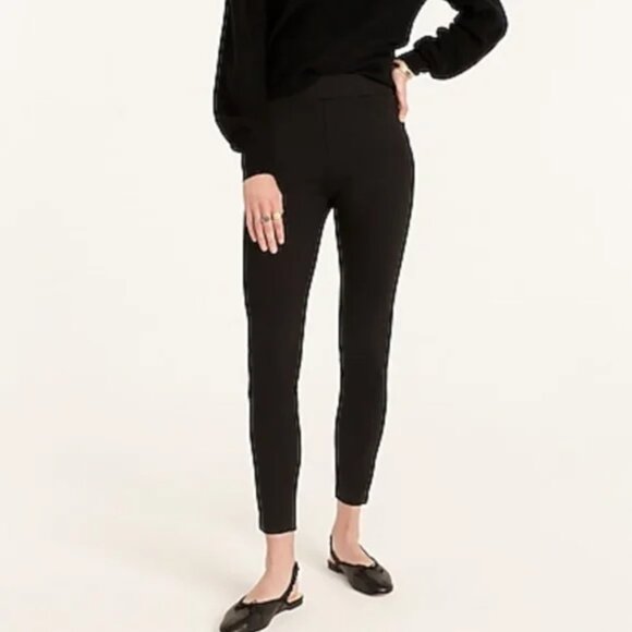 J. Crew Pants Women's Size Small Black Pixie Stretch Ponte Legging Pants #G9389 - Picture 1 of 15